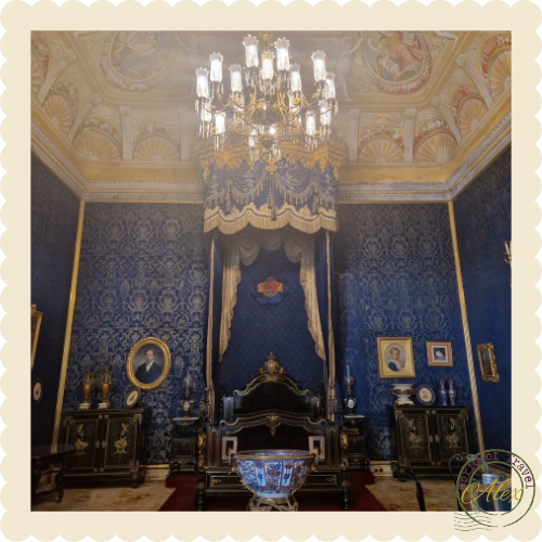 The Queens Bedroom, National Palace of Ajuda, Lisbon.